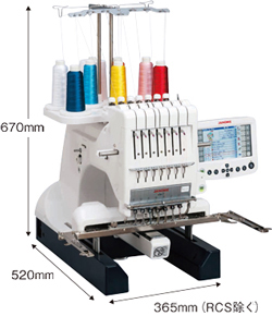 ジャノメ MB-7 1頭7針刺しゅう機 